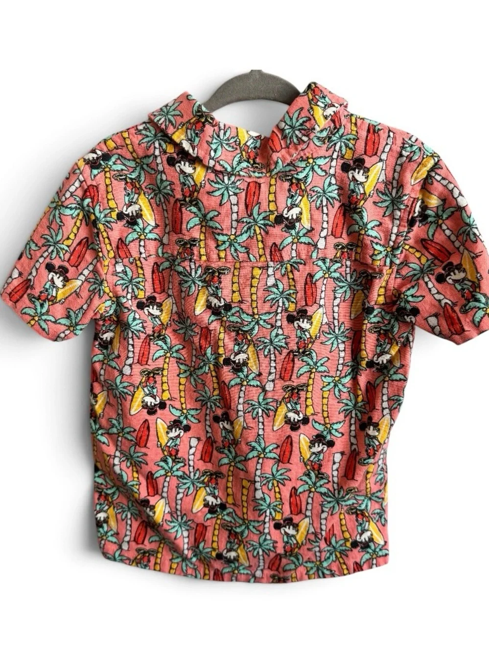 Disney Junior Mickey Mouse Tropical 2pc Short Set Size 3T EUC Hawaiian Cruise